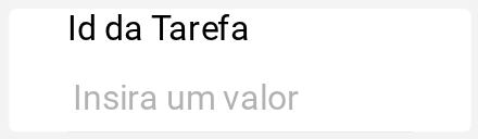 Id da Tarefa