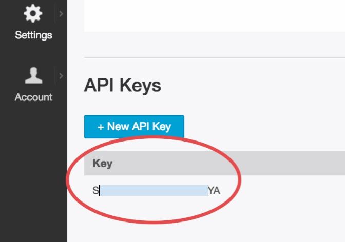Mandrill Copy API Key