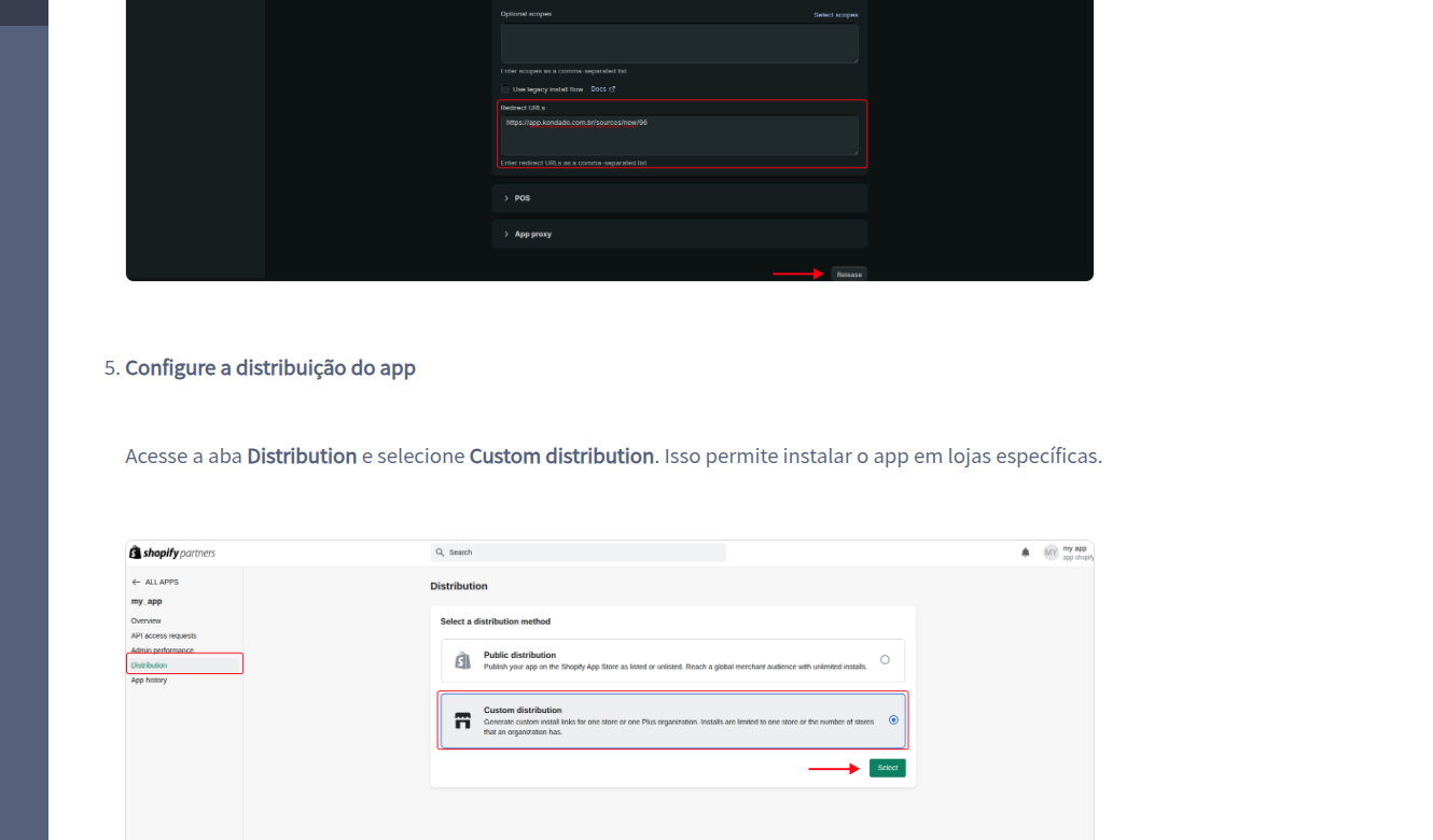 Acessar Distribution